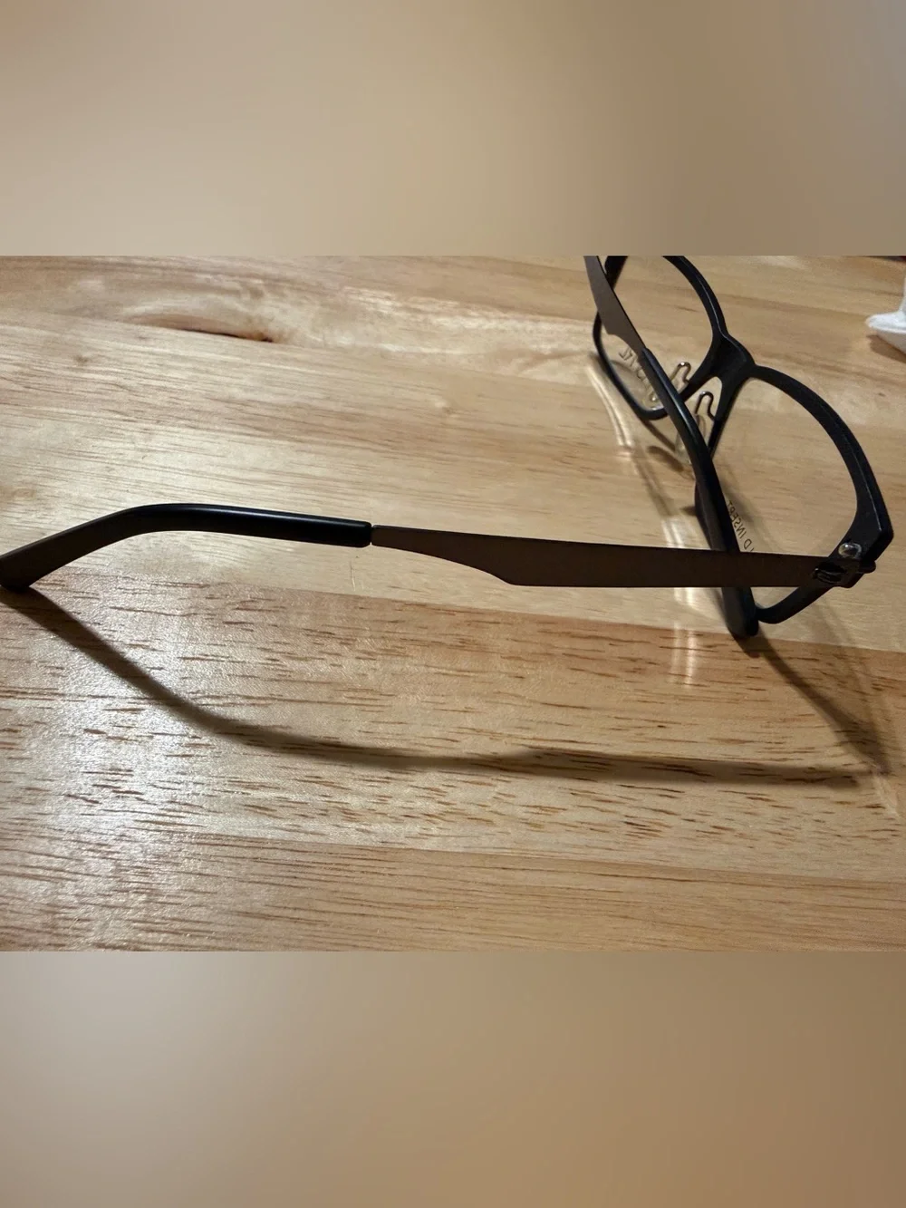 Aspire Matte Black Rectangular Glasses - Picture 4 of 6